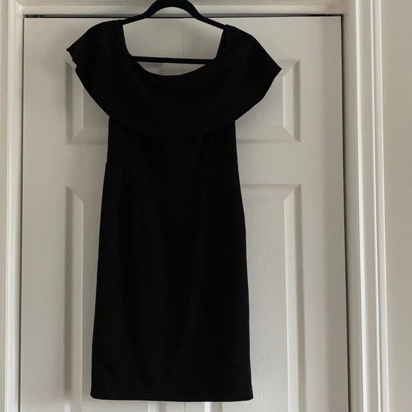 Allyson Collection Black Off the Shoulder Dress (Size S) - Picture 1 of 4